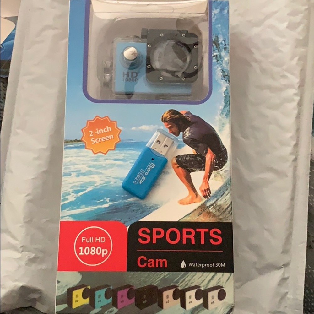 Waterproof sports cam